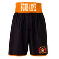 Kings Heath Boxing Academy Bout Shorts - Black/Orange