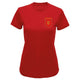 Karate England Womens Dri Fit T-Shirt - Red