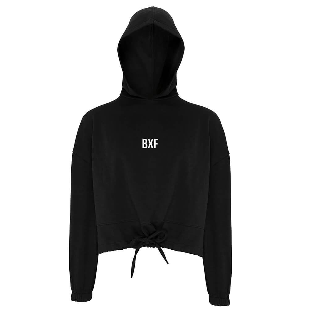 Bxf Womens Cropped Oversized Hoodie Boxfituk