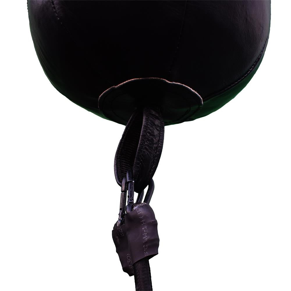 Tuf Wear All Black Leather Uppercut Spring Bag Black