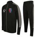 Eastgate BC Slim Fit Poly Tracksuit - Black/Grey