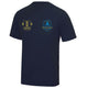 Mile Oak Boxing Academy Kids Poly T-Shirt - Navy