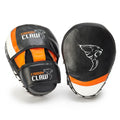 Carbon Claw Sabre Curved Hook & Jab Pads Black/Orange - Black/Orange