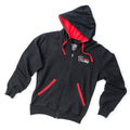 Carbon Claw Long Sleeve Zip Up Hoodie - Black