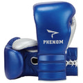 Phenom SG-202 Lace Sparring Gloves - Metallic Blue/Silver