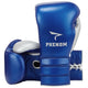 Phenom SG-202 Lace Sparring Gloves - Metallic Blue/Silver