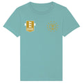 Sporting Ring Amigos Kids Cotton T-Shirt - Teal Monstera