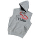 Carbon Claw Sleeveless Hoodie - Grey