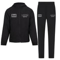 Longs ABC Embroidered Shell Tracksuit - Black