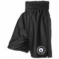 Slough Abc Satin Boxing Shorts - Black