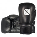 PRO BOX LEATHER ESSENTIAL HOOK & LOOP BOXING GLOVES II - Black