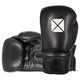 PRO BOX LEATHER ESSENTIAL HOOK & LOOP BOXING GLOVES II - Black