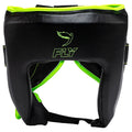 Fly Open Face X Head Guard - Black/Neon