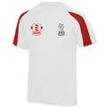 Bang Bang Contrast Poly T-Shirt - White/Red