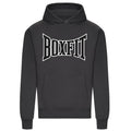 Boxfit Oversized Hoodie - Black/Charcoal