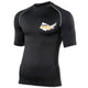 Boxing Yoga Short Sleeve Base Layer - Black