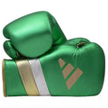 Adidas Adispeed Microfibre Lace Pro Boxing Gloves - Green
