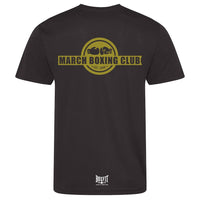 Thumbnail for March Boxing Club Poly T-Shirt Gold Logo