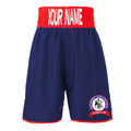 Feltham Boxing Club Satin Bout Shorts - Navy