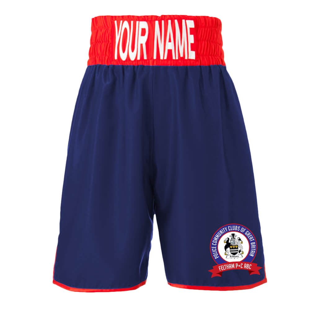 Feltham Boxing Club Satin Bout Shorts