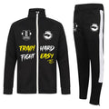OMNIBUS Boxing Kids Slim Fit Tracksuit - Black/White/Yellow