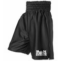 Jennings Gym Satin Boxing Shorts - Black