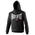 Boxfit Large Logo Branded Hoodie - Black/White