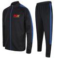 The Ron Field Judo Club Slim Fit Poly Tracksuit - Navy/Royal