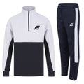 Be First Contrast 1/4 Zip Tracksuit - Navy/White