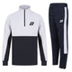 Be First Contrast 1/4 Zip Tracksuit - Navy/White