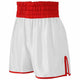 Women’S Contrast Waistband Boxing Shorts - White/Red