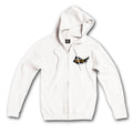 Boxing Yoga Full Zip Hoodie - White