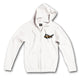 Boxing Yoga Full Zip Hoodie - White