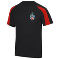 London Oratory Contrast Poly T-Shirt - Black/Red