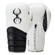 Sting Viper X Lace Up Sparring Gloves - White/Black