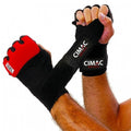 Cimac Gel Shock Wrap Gloves - Black/Red