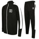 Dennis & Dyer Boxing Academy Slim Fit Poly Tracksuit - Black/White
