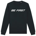 Be First Crewneck Slogan Sweatshirt - Black