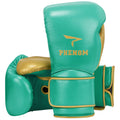 Phenom SG-202S Hook & Loop Sparring Gloves - Green/Gold