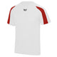 Boxfit Contrast Poly T-Shirt - White/Red