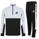 Be First Contrast 1/4 Zip Tracksuit - Black/White