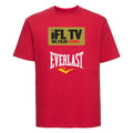 Ifl Tv Red T-Shirt Gold Logo - Red