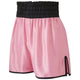 Women’S Contrast Waistband Boxing Shorts - Pink/Black