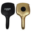 Chaos Leather Focus Paddles Black/Silver - Black/Gold