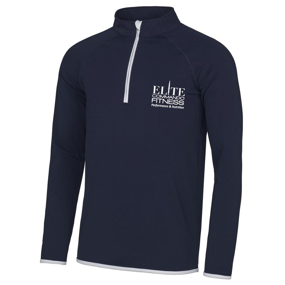 Elite Commando Fitness Cool 1/2 Zip Sweatshirt