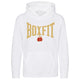 Boxfit Junior Large Logo Branded Hoodie - White