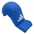 Adidas Wkf Karate Mitts Without Thumb - Blue