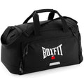 Boxfit White Embroidered Logo Holdall - Black