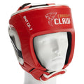 Carbon Claw Amt Club Leather Headguard - Red