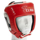 Carbon Claw Amt Club Leather Headguard - Red